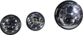 LED HEADLIGHT/PASSING LAMP SET CHROME