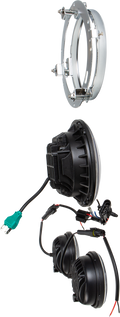 LED HEADLIGHT/PASSING LAMP SET CHROME