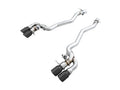AWE Tuning axle-back exhaust detail