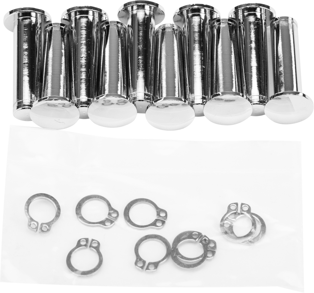 LEVER PIN & CIRCLIP BRACKET `08-20 FLH CHROME