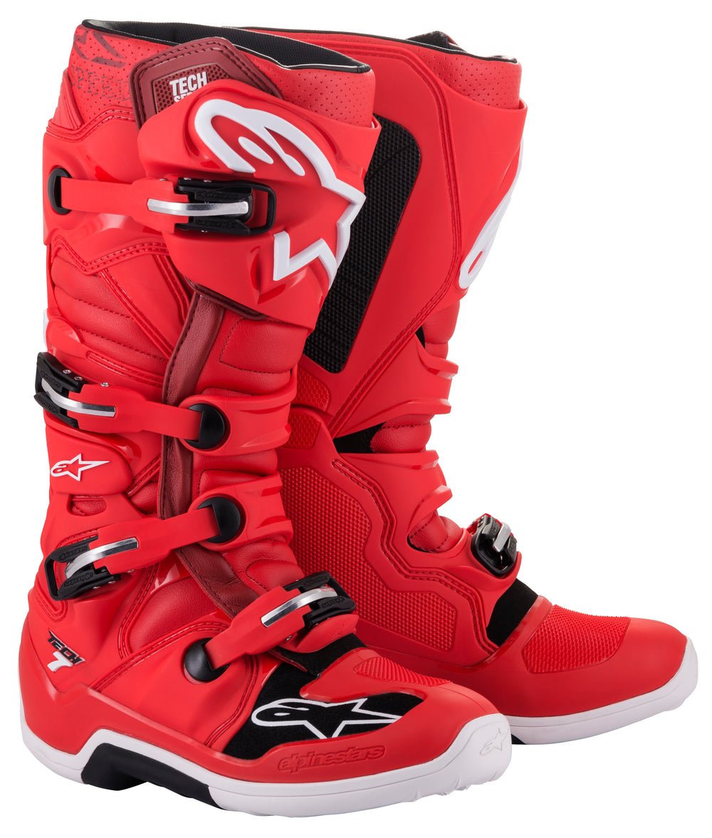 TECH 7 BOOTS RED SZ 11