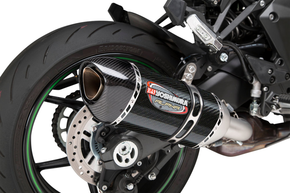 EXHAUST STREET ALPHA SLIP-ON SS/CF KAW