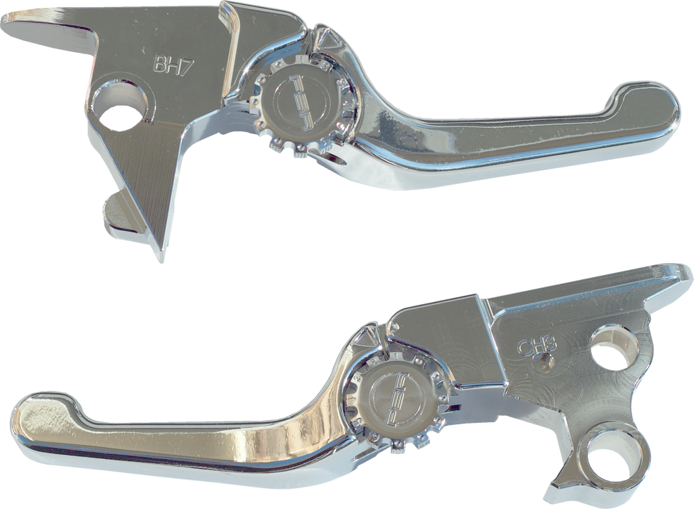 ANTHEM SHORTY LEVER SET CHROME SOFTAIL 15-24 CABLE