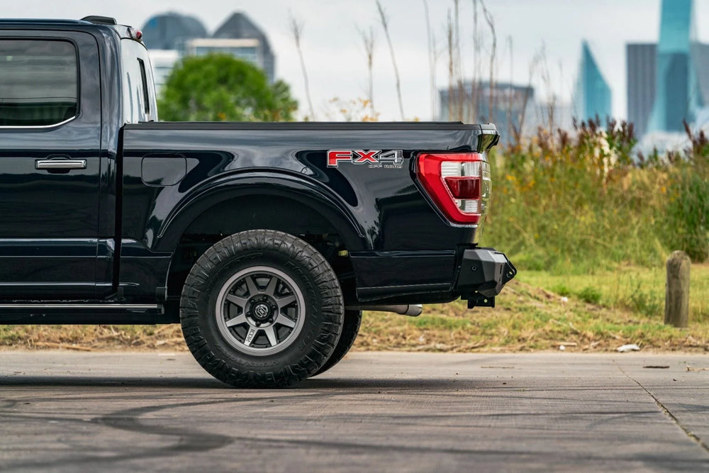 2123 F150 STEALTH REAR NON WINCH BUMPER TEXTURE BLACK