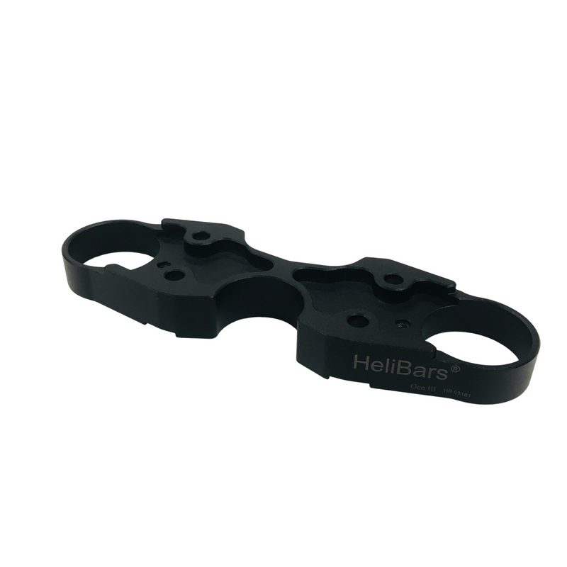 HANDLEBAR RISERS BLACK SUZ