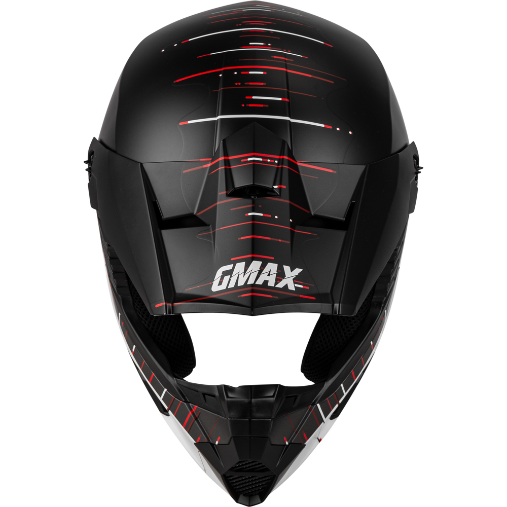 MX-46 FREQUENCY OFF-ROAD HELMET MATTE BLACK/WHITE 2X