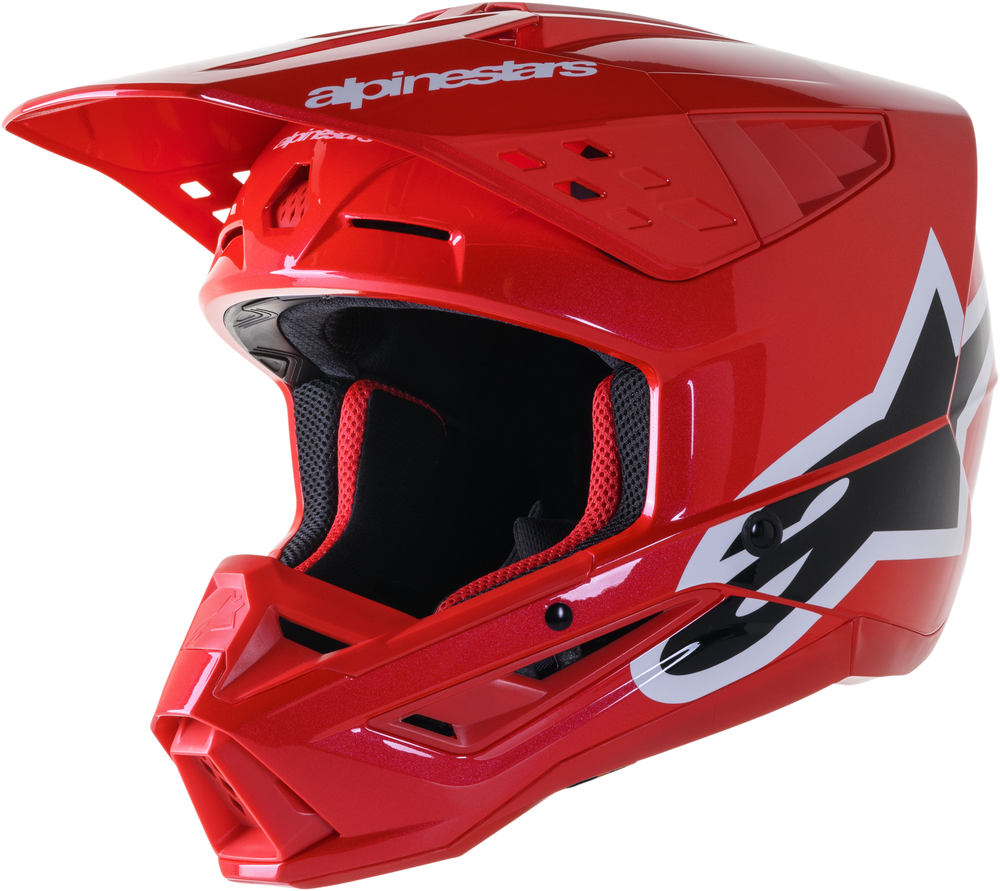 S-M5 CORP HELMET BRIGHT RED GLOSSY XS