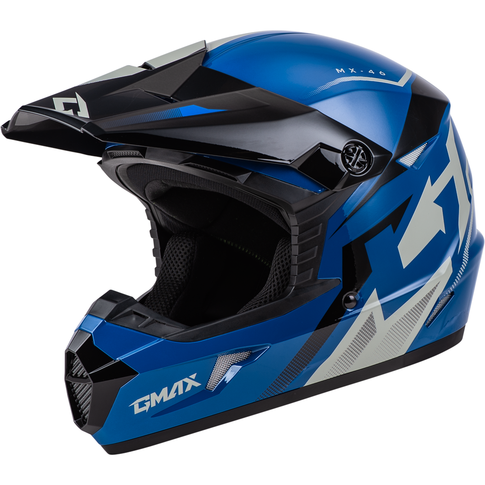 MX-46 COMPOUND HELMET BLUE/BLACK/GREY XS