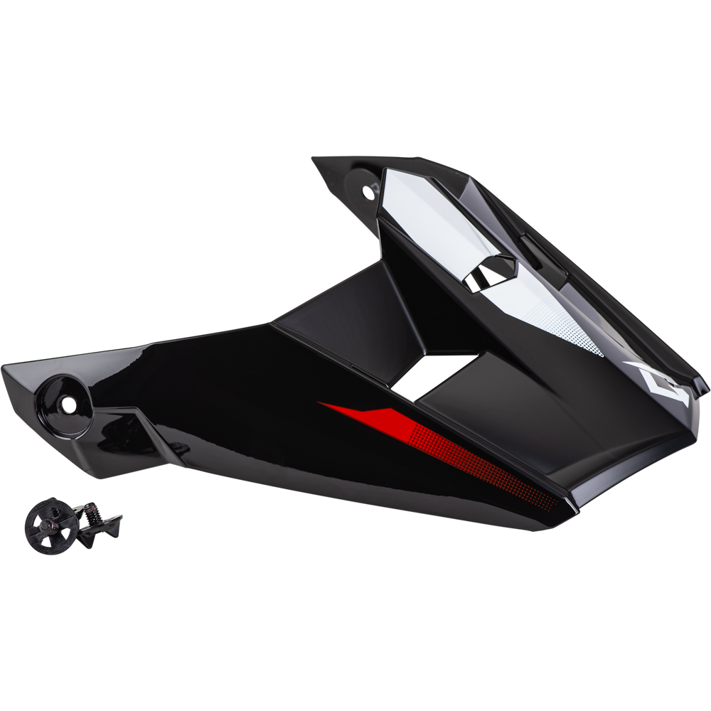 MX-46 COMPOUND VISOR RED/BLACK/WHITE MD-3X