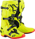 TECH 10 BOOTS YLW FLUO/BLK/RED FLUO SZ 13