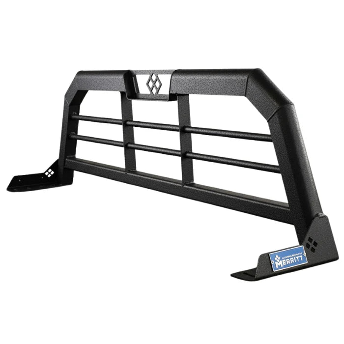 19C SILVERADO/SIERRA 1500 HEADACHE RACK LT 20X73 CAB HIGH TWO BAR TEXTURED BLAC