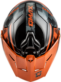 MD-74 STRIKER MODULAR HELMET W SMK SHIELD BLK/GRY/OR MTLC XS