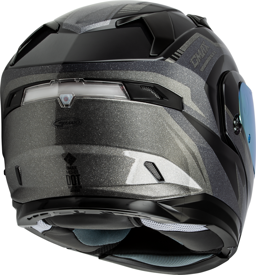 MD-01 VOLTA HELMET GREY/SILVER METALLIC LG