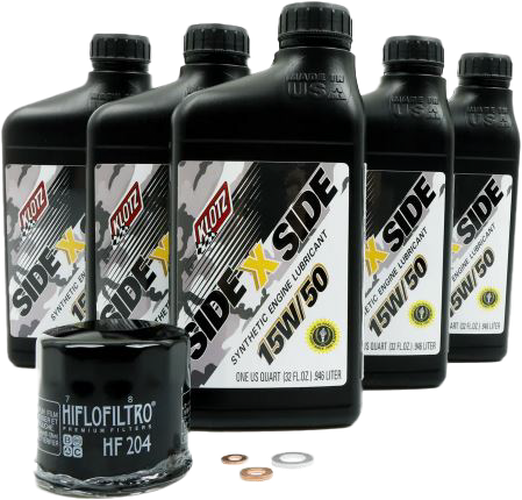 SIDEXSIDE OIL CHANGE KIT 15W50 /W OIL FILTER YAM