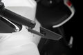 CUT EDGE BAR END MIRROR UNIVERSAL LEFT BLACK EA