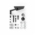 CUT EDGE BAR END MIRROR UNIVERSAL LEFT BLACK EA