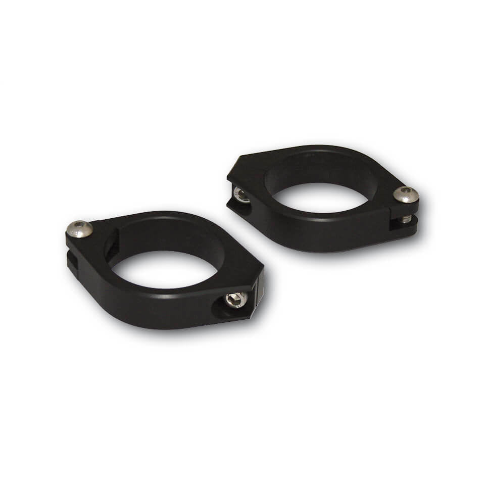 CNC FORK CLAMPS 38-41MM PAIR BLACK