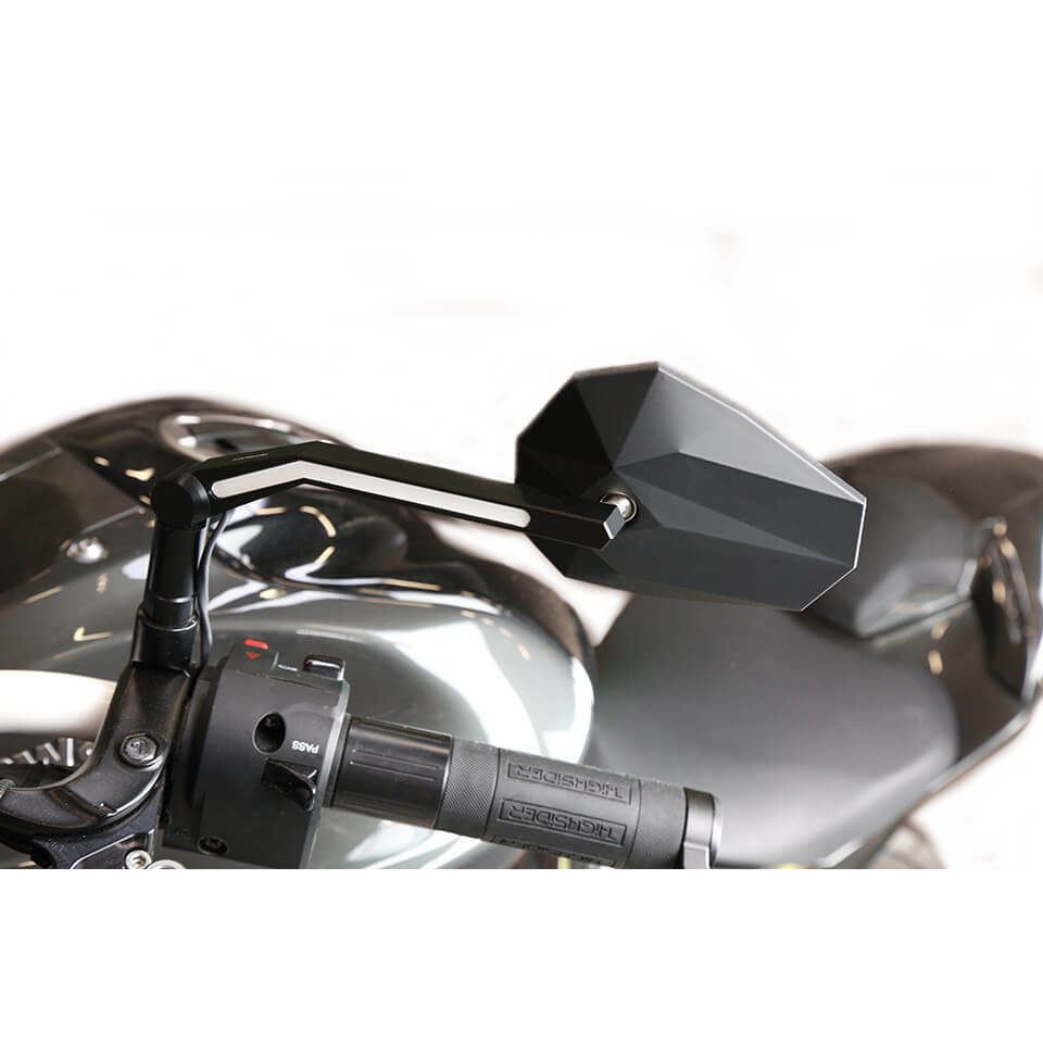 STEALTH-X3 DRL MIRROR PAIR MATTE BLACK