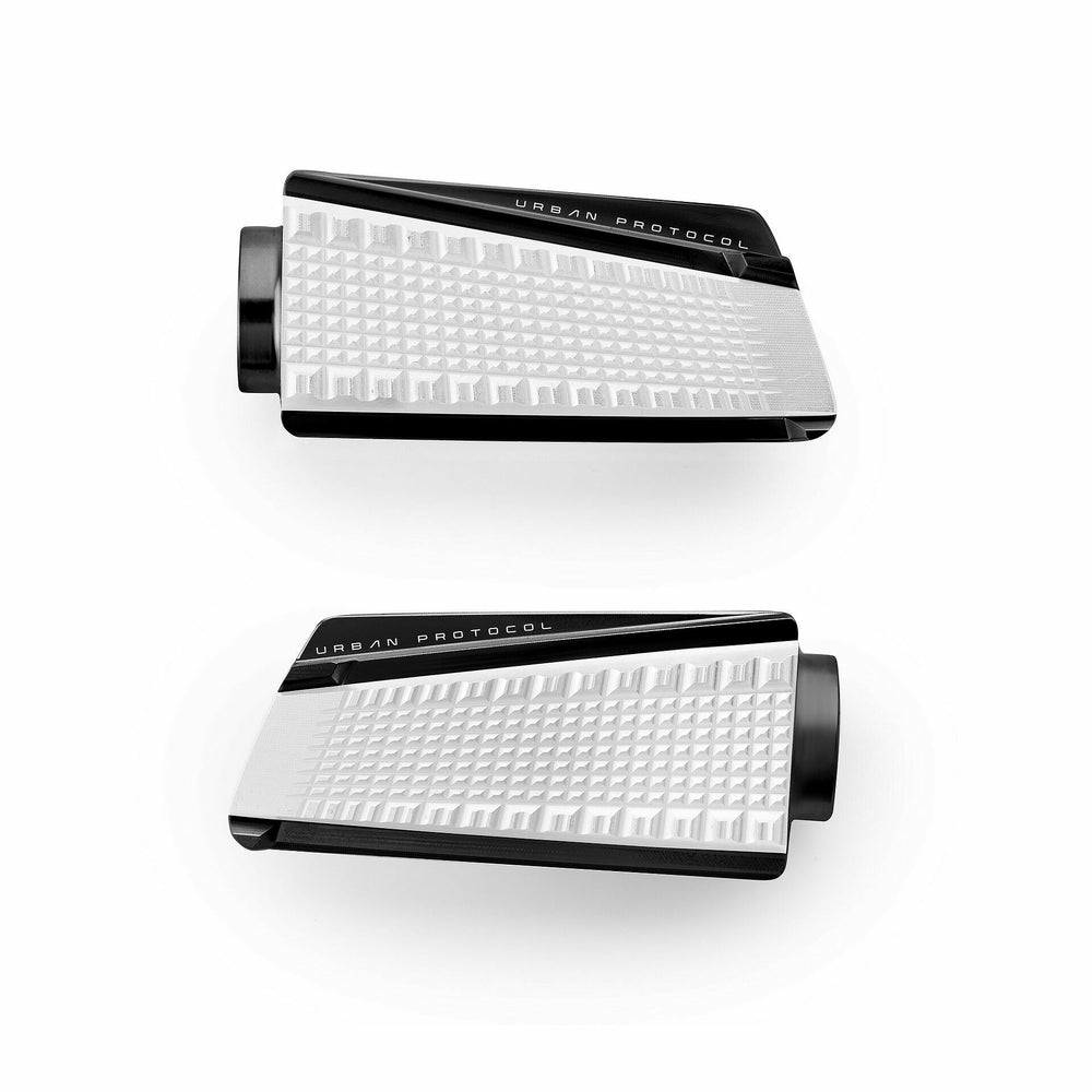 URBAN PROTOCOL FOOTPEGS BLACK/WHITE PR