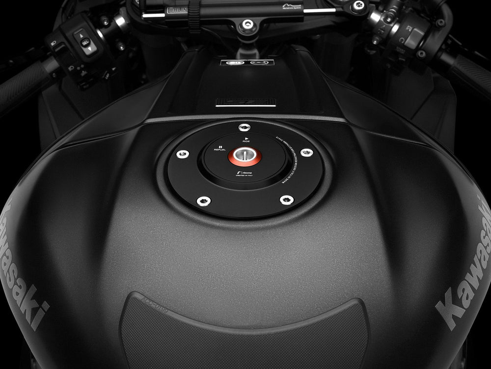 GAS CAP LOCKING BLACK KAW