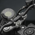 HANDLEBAR TAPERED BLACK DIA 22-29MM/H 55MM/W 740MM