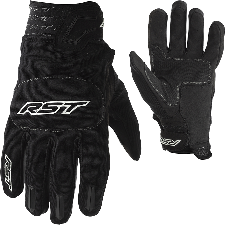 RIDER CE GLOVE BLACK/WHITE SM