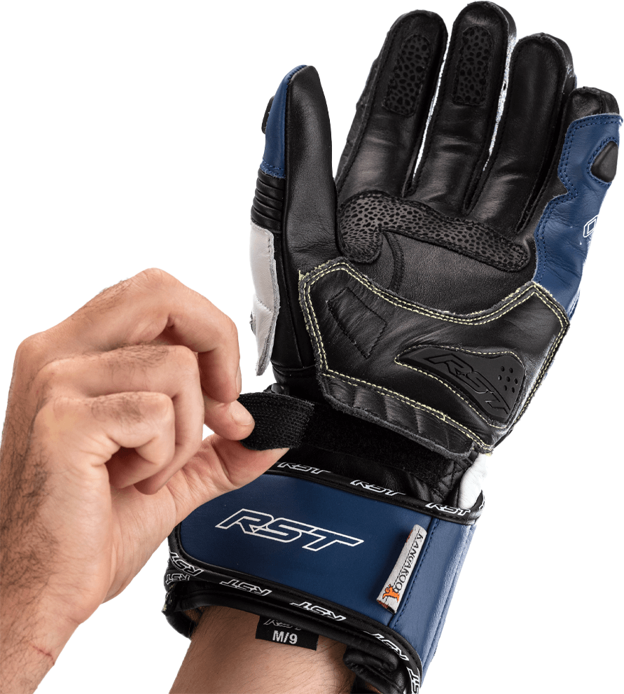 TRACTECH EVO 4 CE GLOVE BLUE/WHITE/BLACK MD