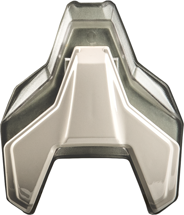 MD-74 TOP FRONT VENT WHITE/RED