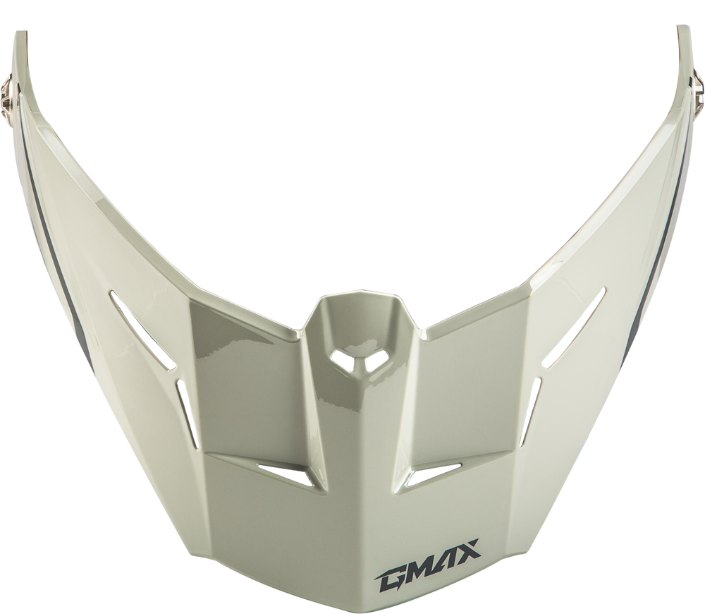 MD-74 VISOR W/SCREWS SPECTRE WHITE/RED