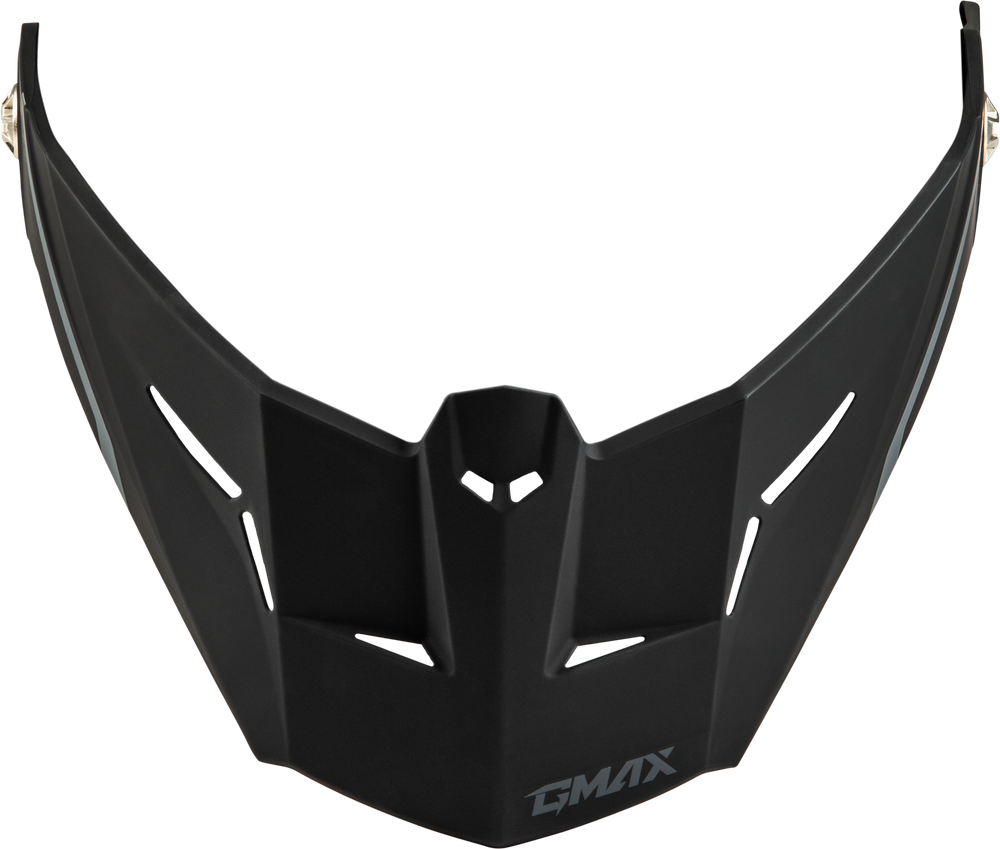 MD-74 VISOR W/SCREWS SPECTRE MATTE BLACK/RED