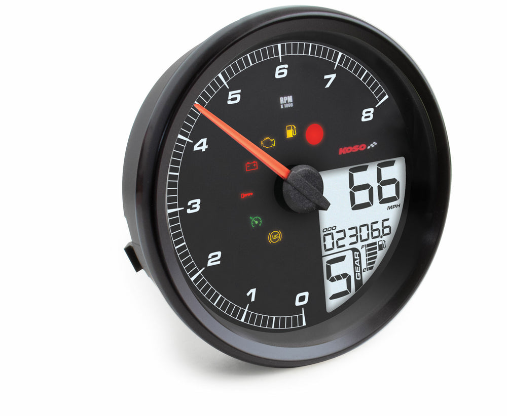 HD-05 4.5" GAUGE BLACK BEZEL `04-17FXD 04-10FXST  04-13FLHR