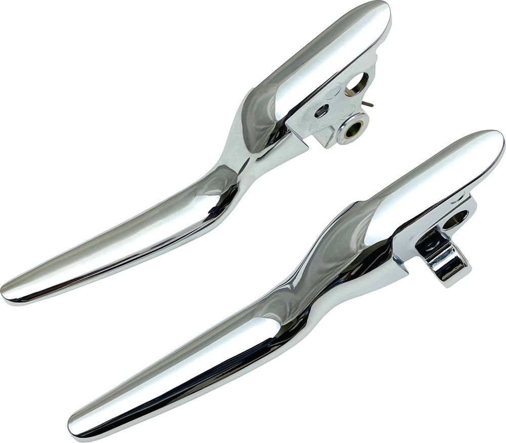 LSR LEVER SET CHROME FLT 21-25 CBL CLUTCH