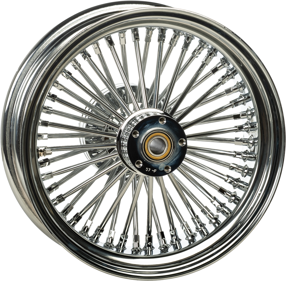 RR 48-SPK CHROME 16X5.5CUSH DR WIDE HUB 25MM ABS 00 LTR