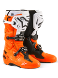 TECH 10 ENDURO BOOTS ORANGE FLUO/BLACK/WHITE 9