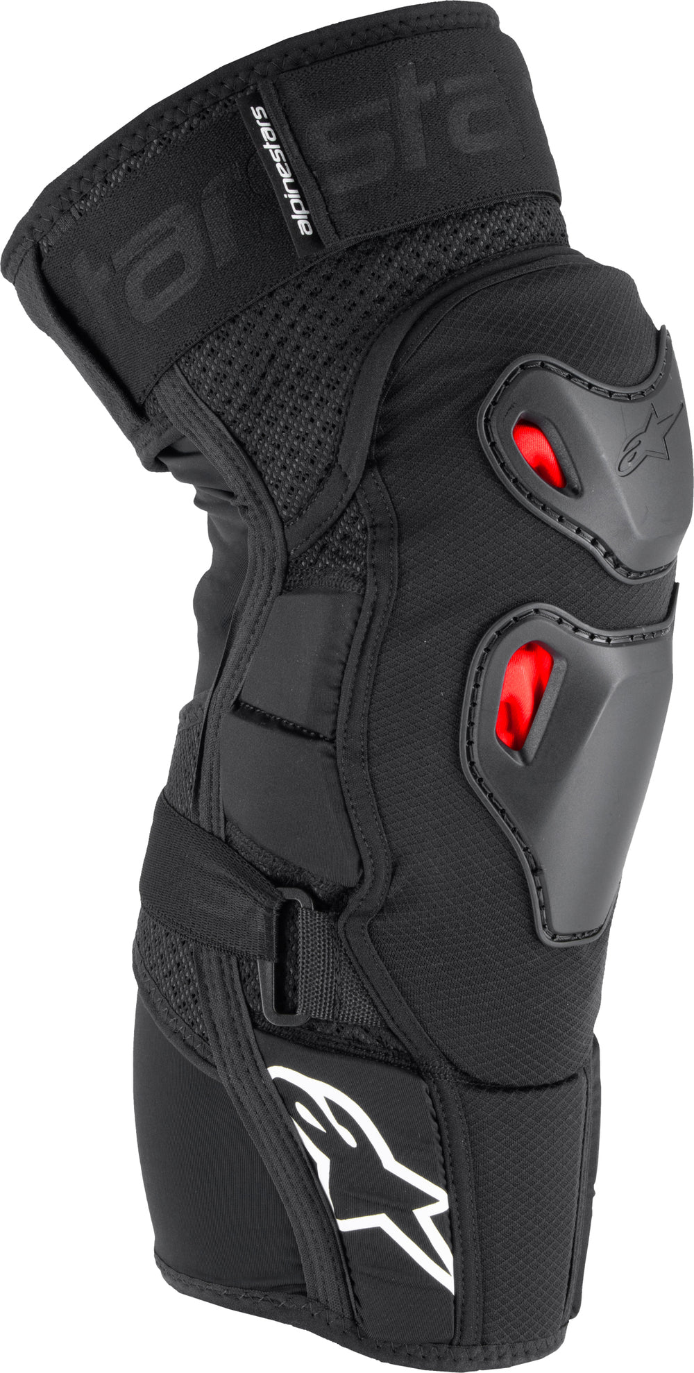 BIONIC PRO PLSMA KNEE PROTECTR BLACK/RED/WHITE LG/XL