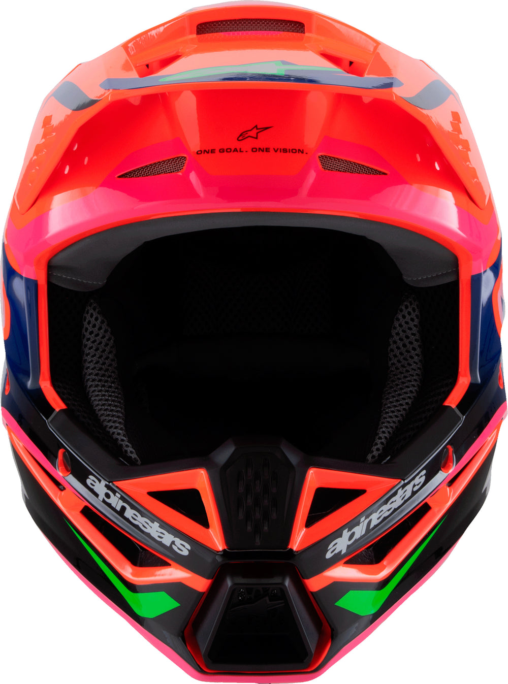 SM3 YOUTH DEEGAN HELMET ORNG FLO/PRPL/PNK FLUO YM