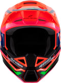 SM3 YOUTH DEEGAN HELMET ORNG FLO/PRPL/PNK FLUO YS