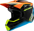 SM3 YOUTH FRAY HELMET BLK/ORNG/YLW FLUO YM