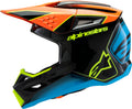 SM3 YOUTH FRAY HELMET BLK/ORNG/YLW FLUO YM