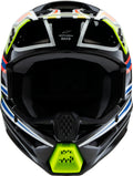 SM3 YOUTH WURX HELMET BLK/YLW FLUO/BLUE/RED  YL