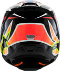 SM3 YOUTH WURX HELMET BLK/YLW FLUO/BLUE/RED  YL