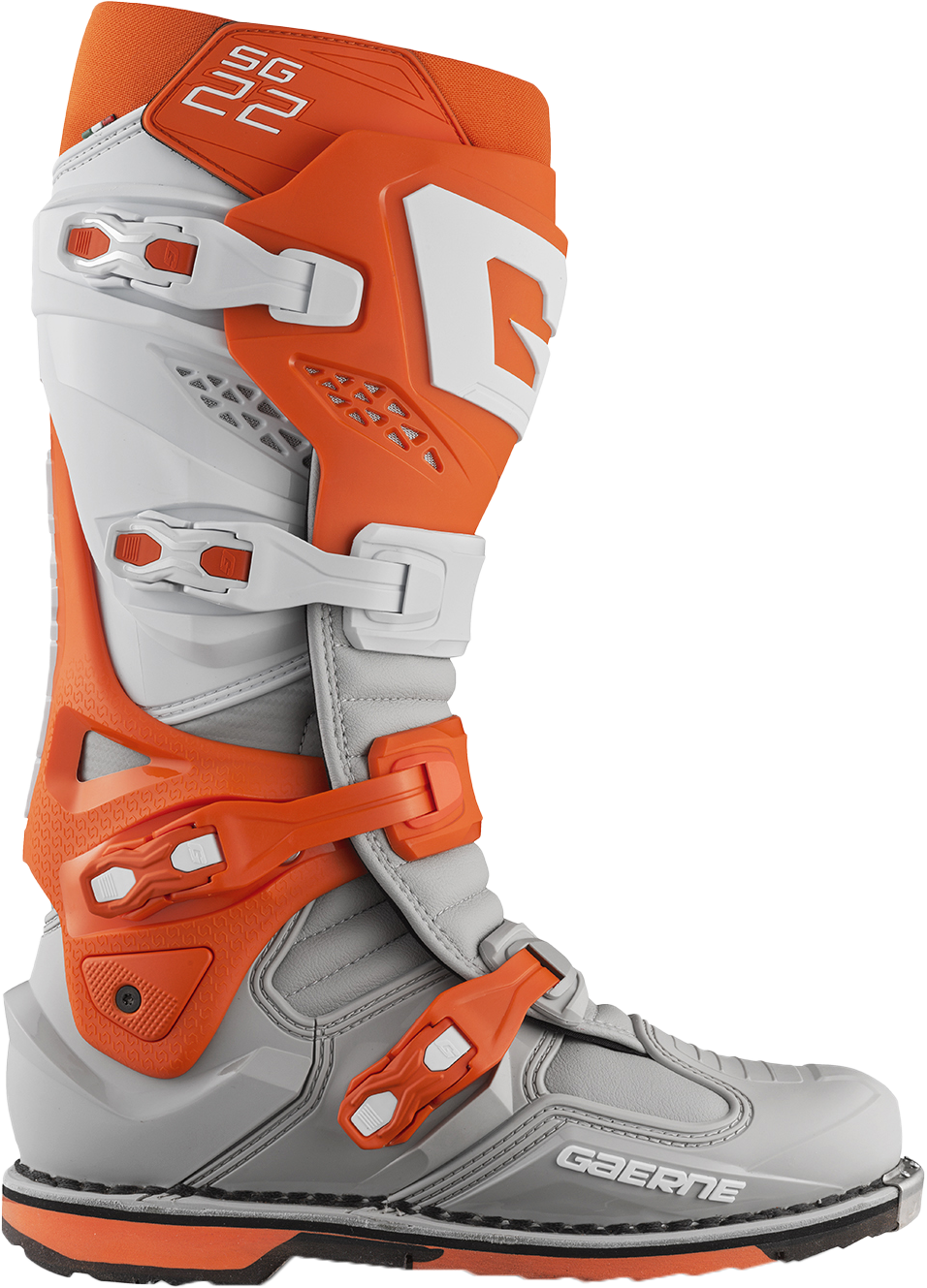 SG22 BOOTS ORANGE/WHITE/GREY SZ 9