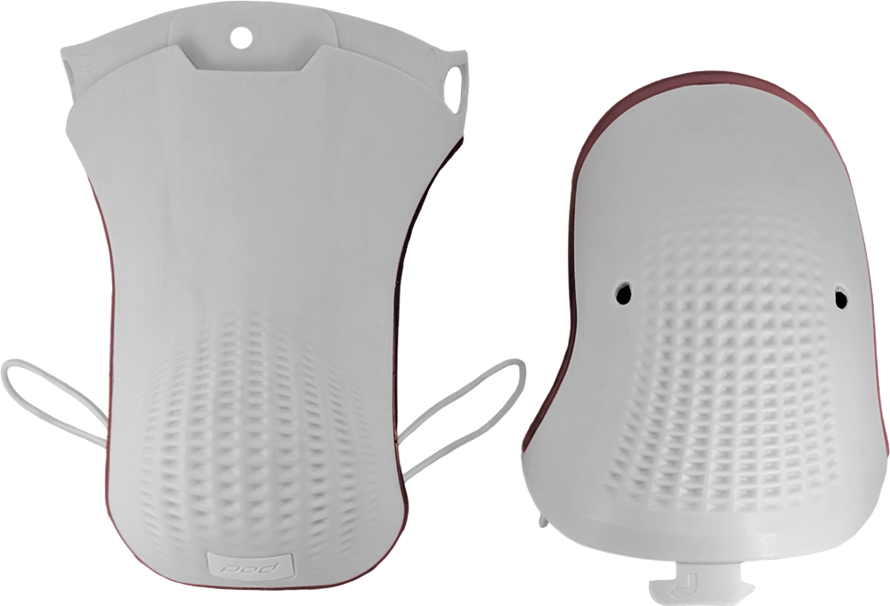 KX 3.0 CE2 IMPACT GUARD SET (RT) WHITE XL/2X