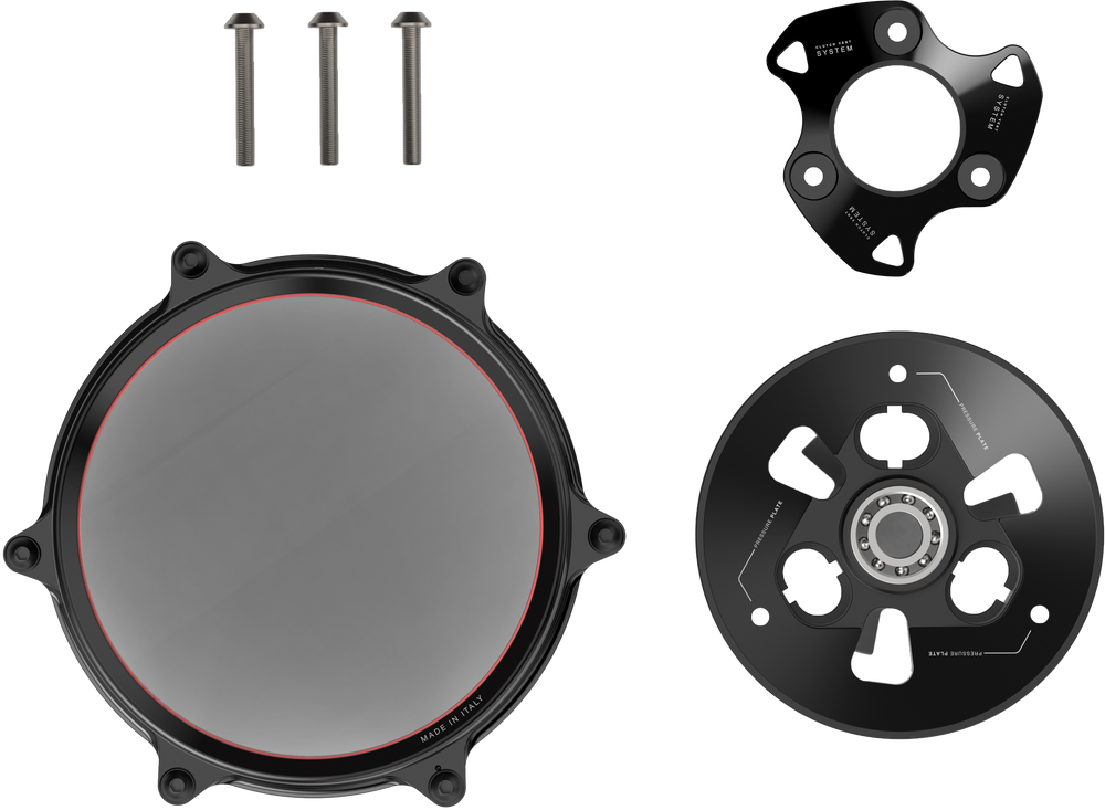 CLUTCH COVER BLACK DUC V2