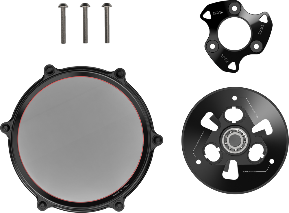 CLUTCH COVER BLACK DUC V4