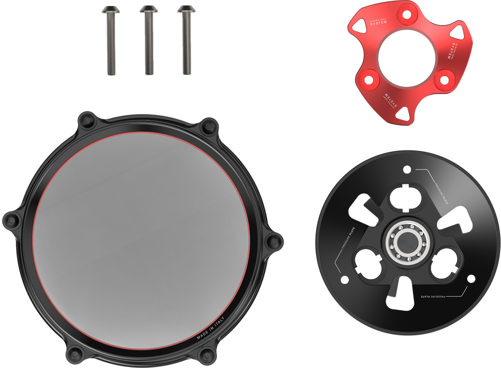 CLUTCH COVER RED DUC V4