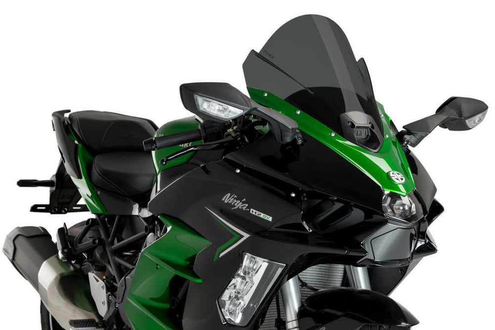 WINDSCREEN Z-RACING DARK SMOKE KAW