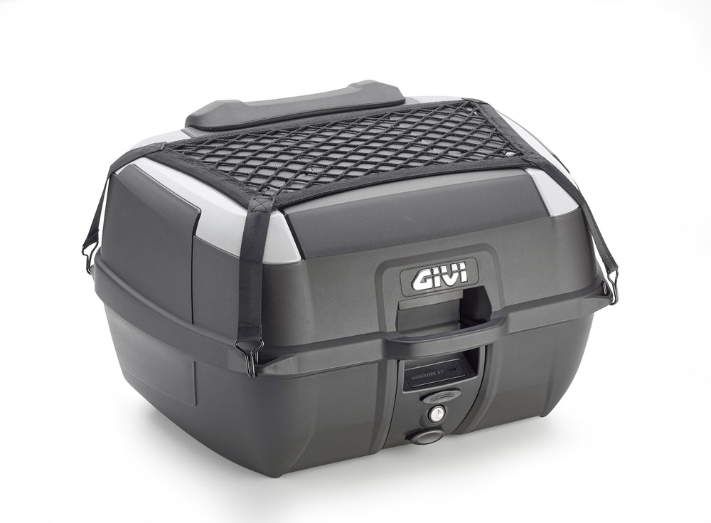 B45+ TOP CASE BLACK/SILVER 45L