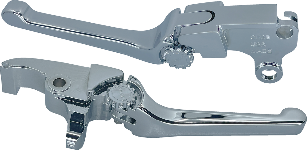 ANTHEM LEVER SET CHROME CVO FLHX/FLTR23-26 FLHX/FLTR24