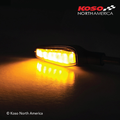 GW-04 LED TURN SIGNALS SEQUENTIAL MATTE BLACK PAIR